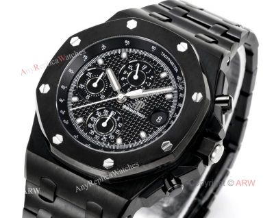 OMF Audemars Piguet Royal Oak 42mm Dandong 3126 Movement Black/RG Band Watch
